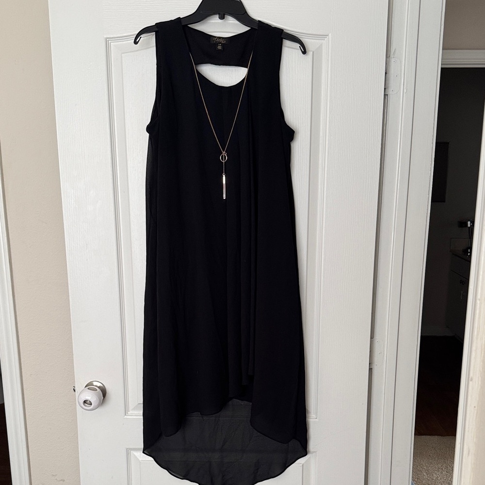 Thalia Sodi Black High-Low Dress